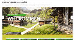 Desktop Screenshot of museum-tb.at